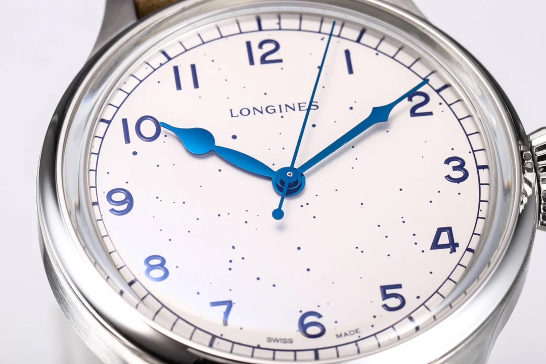 Longines Spirit Steel Green Dial 38.5mm — photographed off the sweep