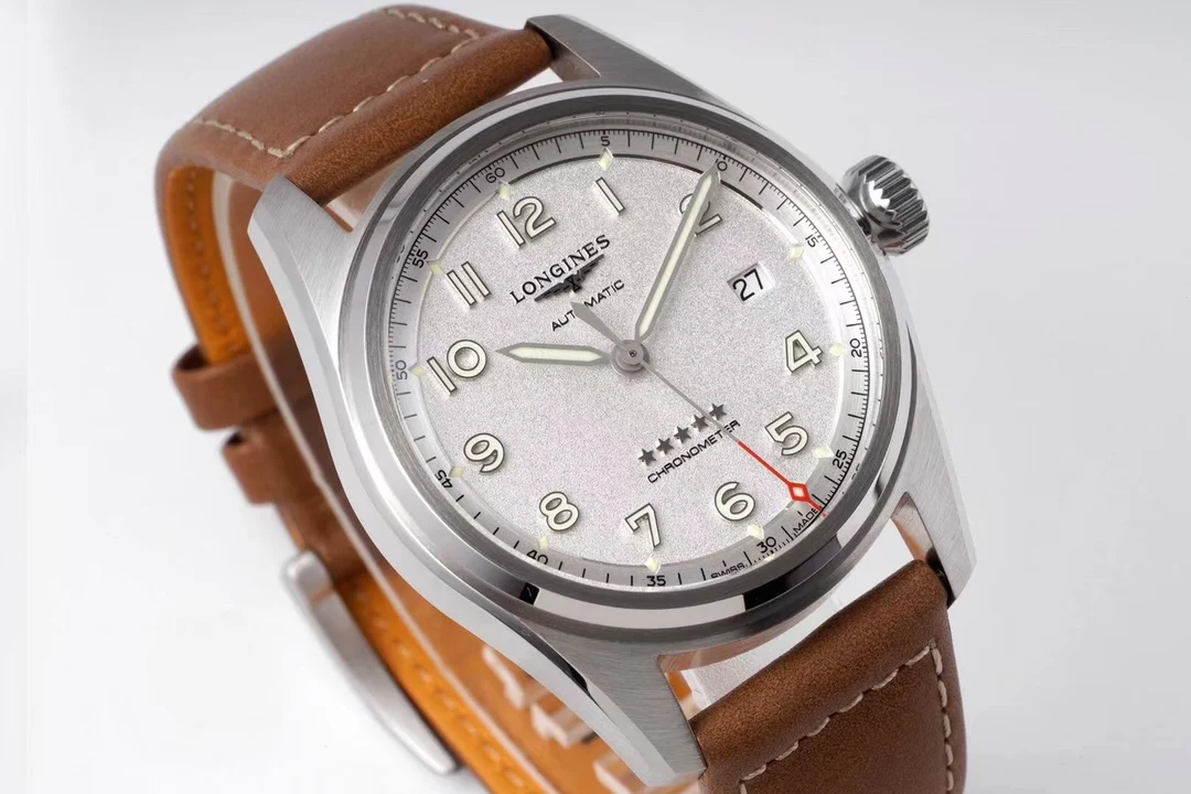 Longines Spirit Steel — photographed off the sweep
