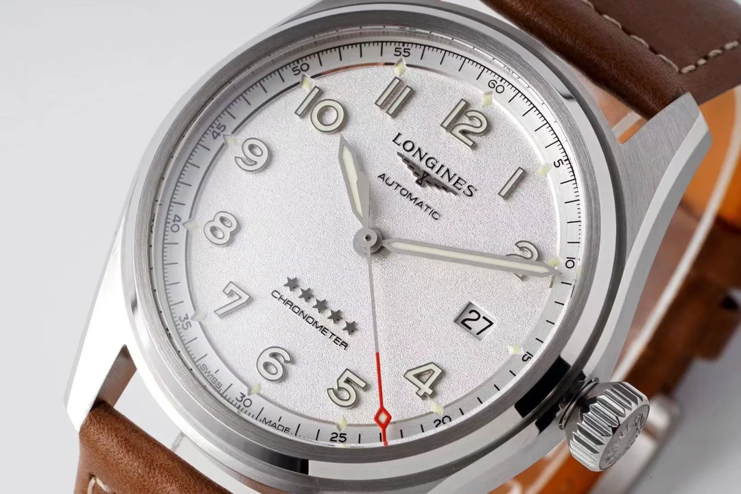 Longines Spirit Steel — photographed off the sweep