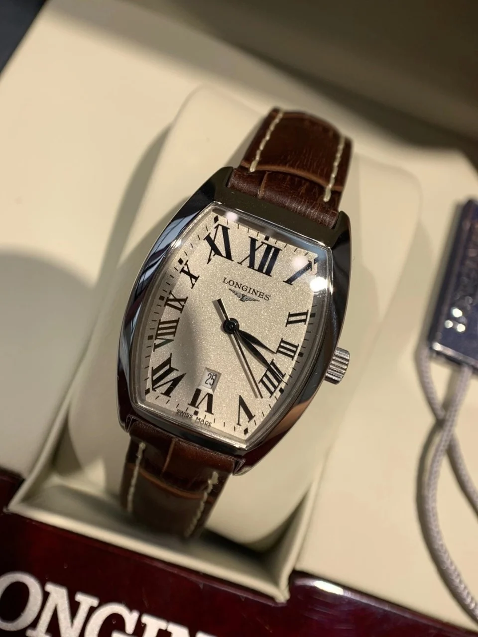 Longines Steel 30.6mm — photographed off the sweep