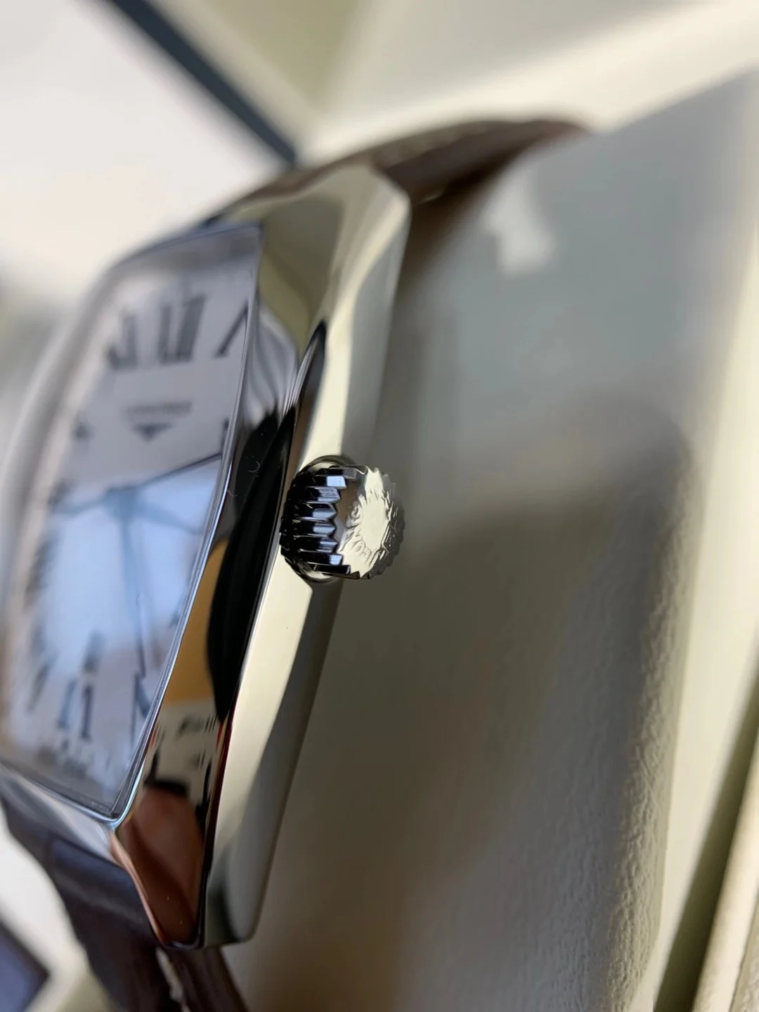 Longines Steel 30.6mm — photographed off the sweep