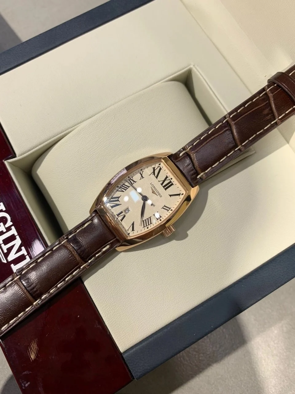 Longines Steel 30.6mm — photographed off the sweep
