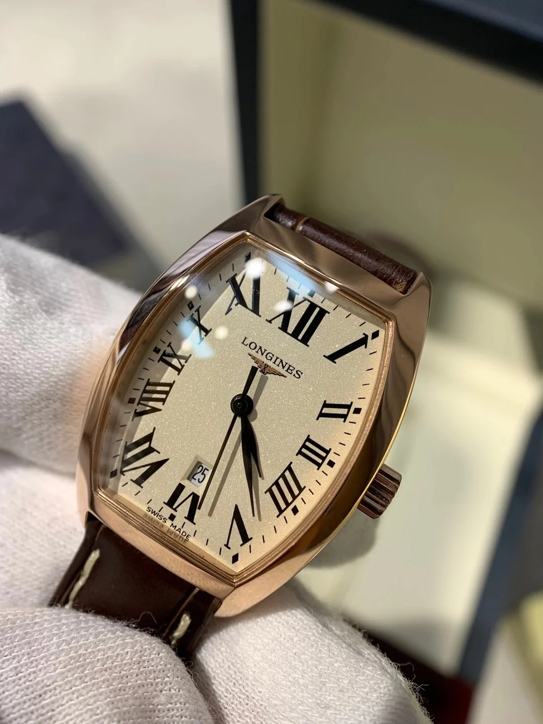Longines Steel 30.6mm — photographed off the sweep
