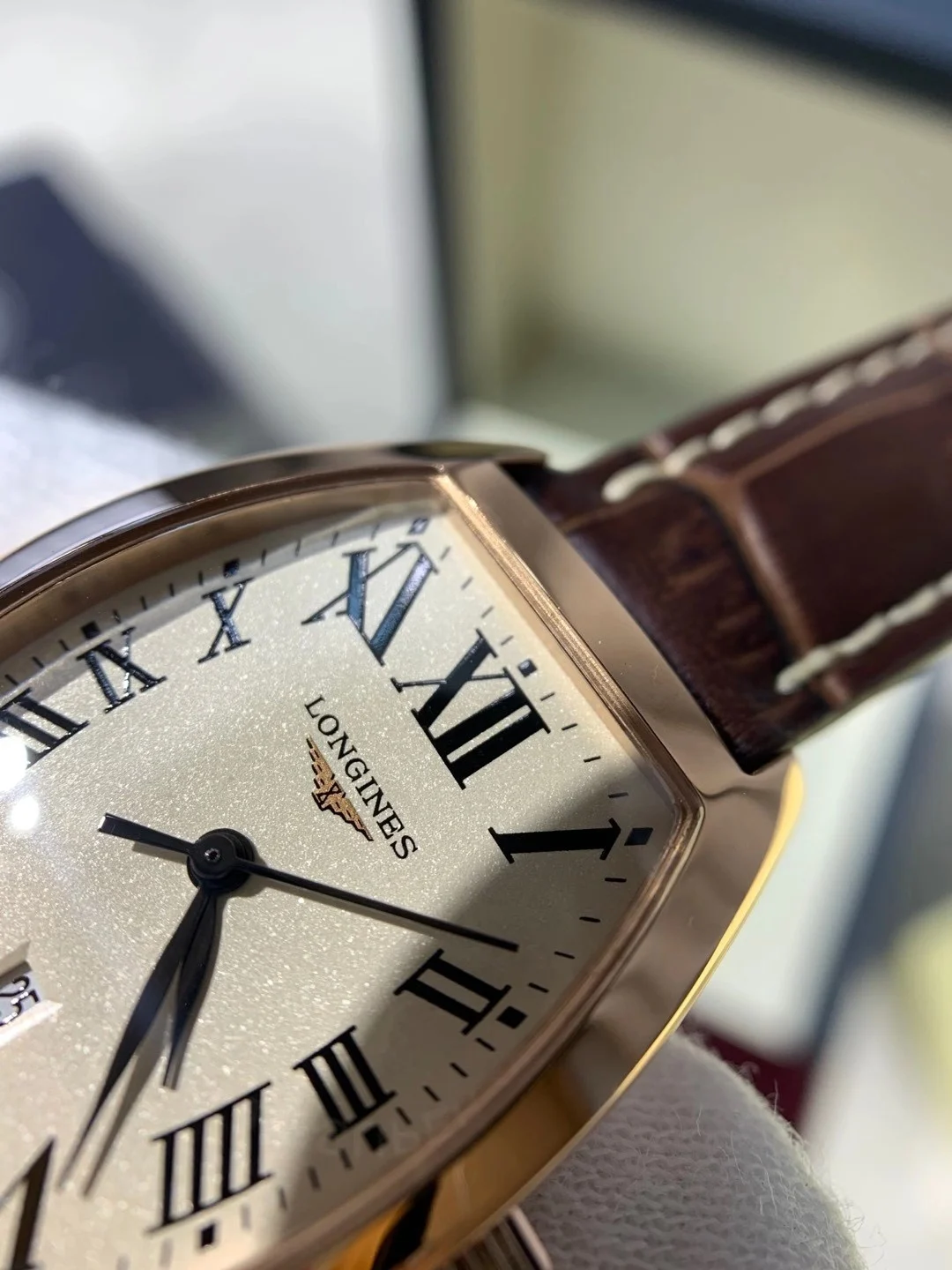 Longines Steel 30.6mm — photographed off the sweep