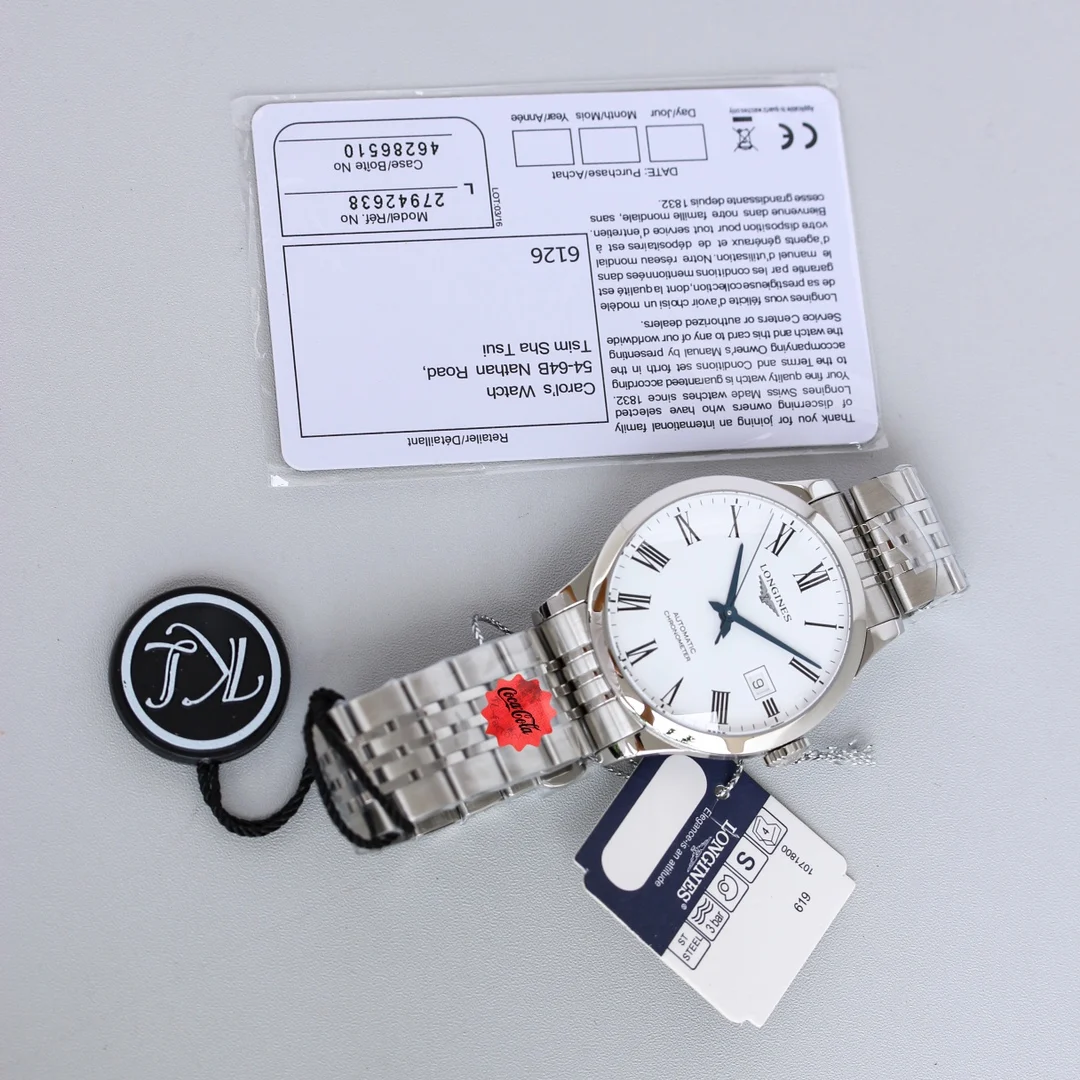 Longines Steel 40mm — photographed off the sweep