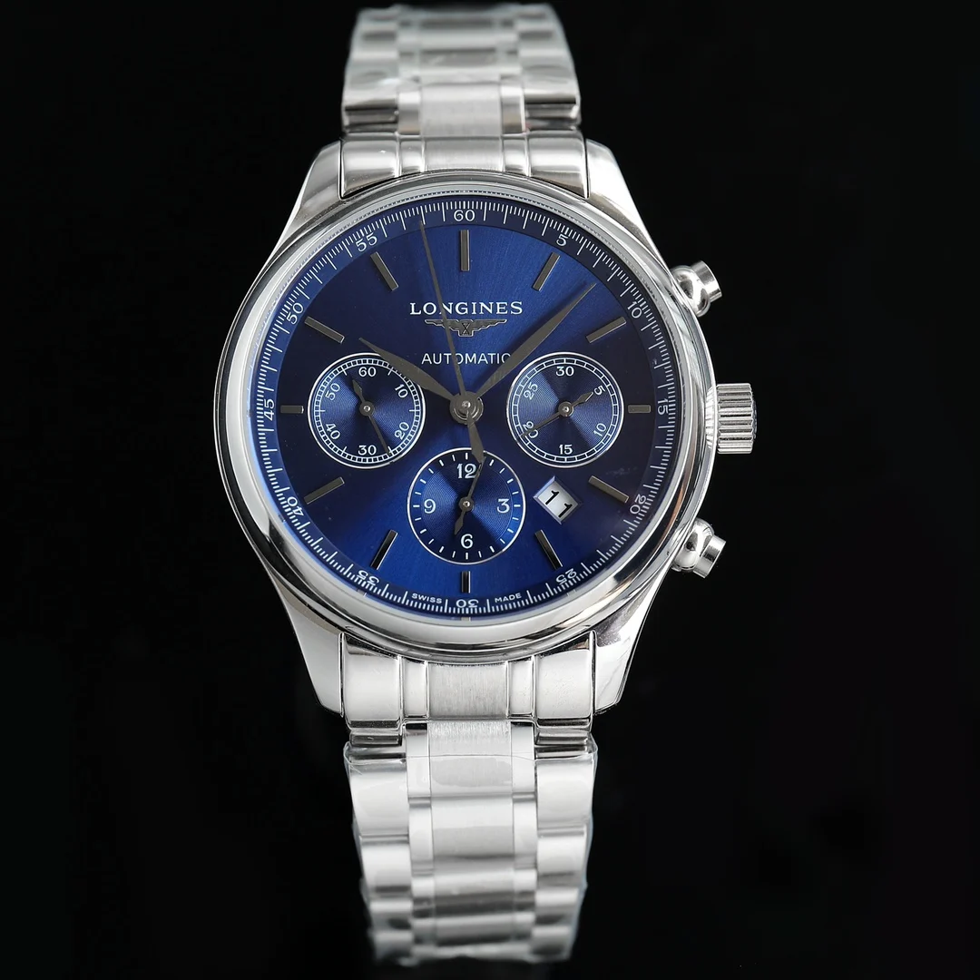 Longines Steel 42mm — photographed off the sweep