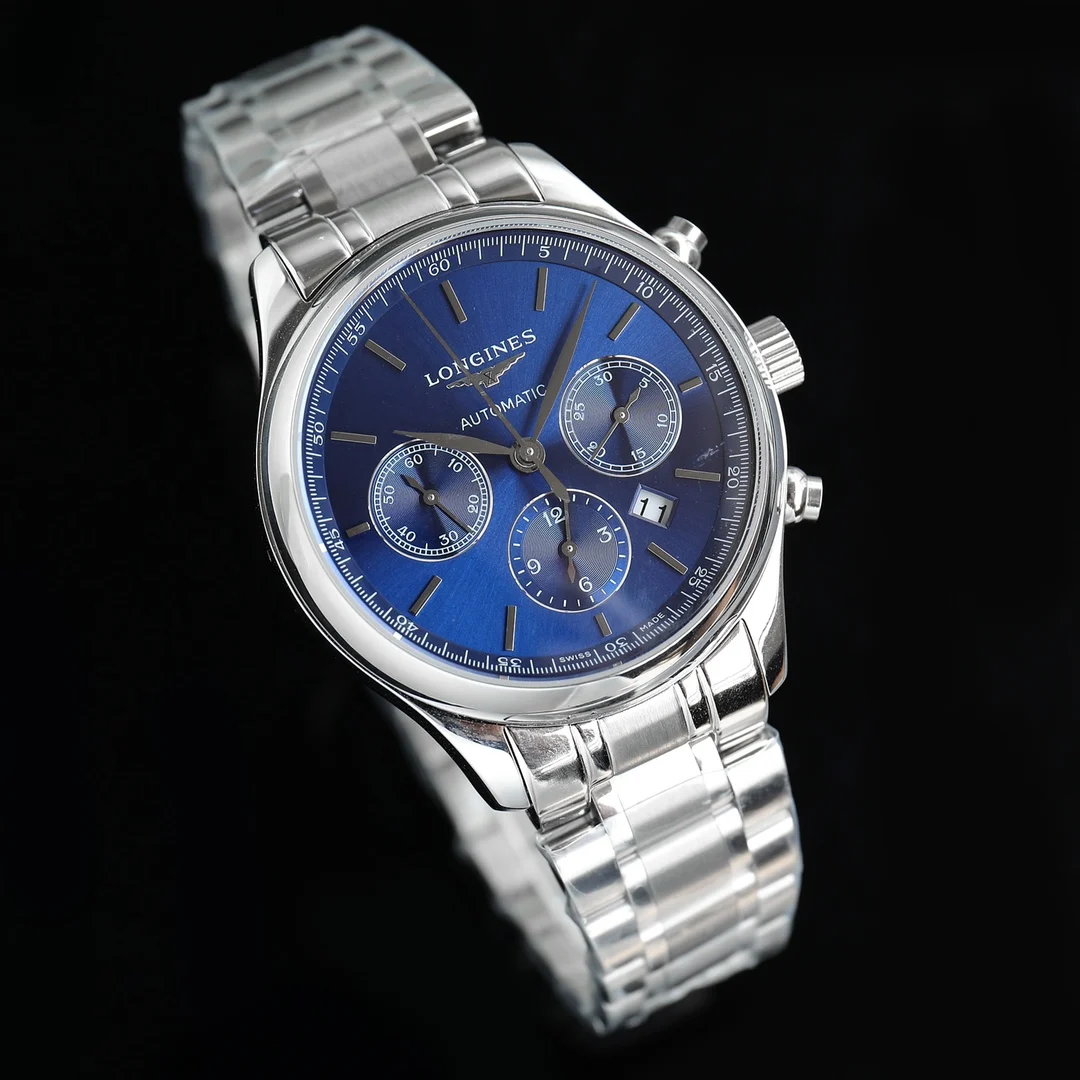 Longines Steel 42mm — photographed off the sweep