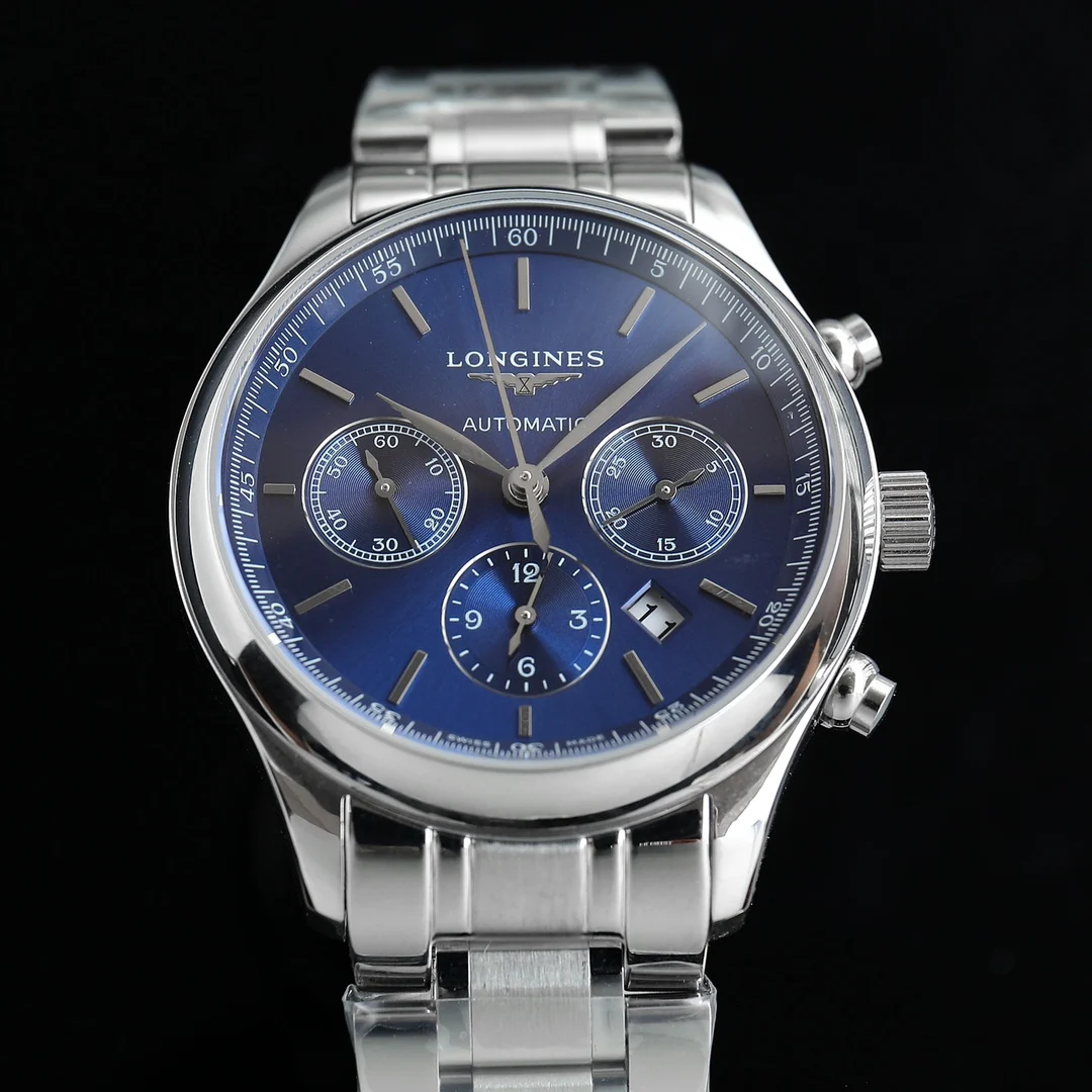 Longines Steel 42mm — photographed off the sweep
