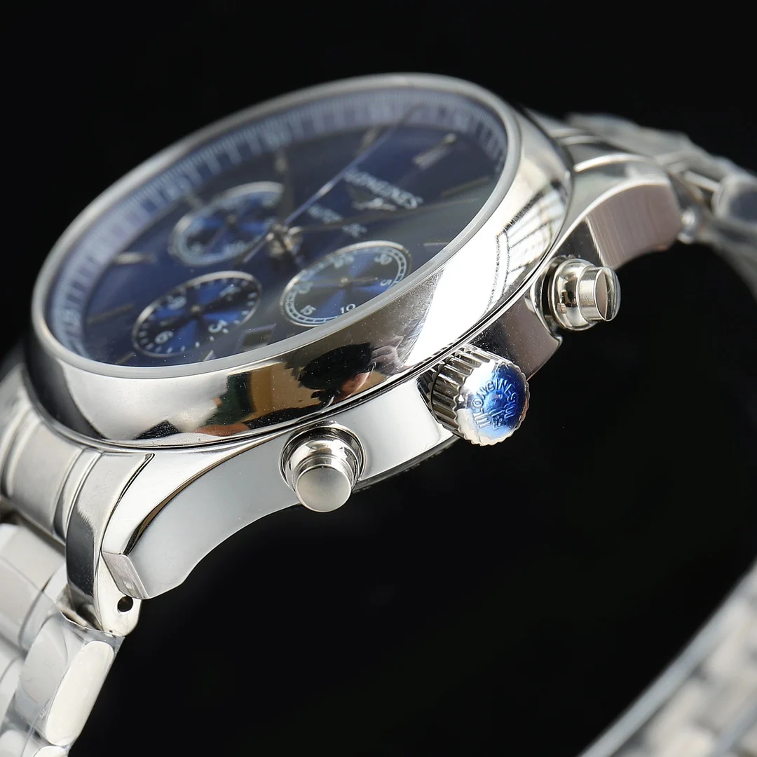 Longines Steel 42mm — photographed off the sweep