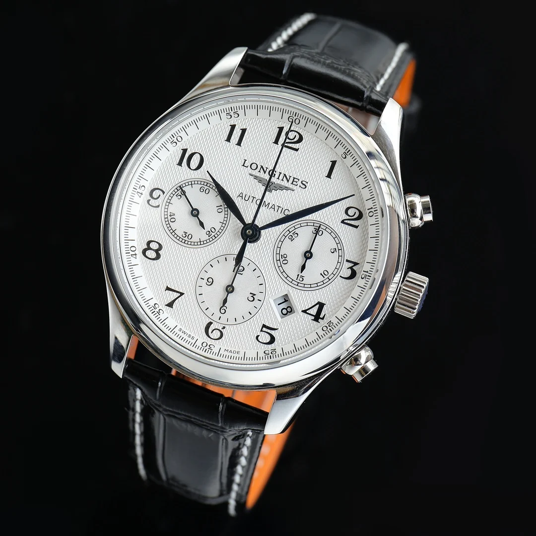 Longines Steel 42mm — photographed off the sweep