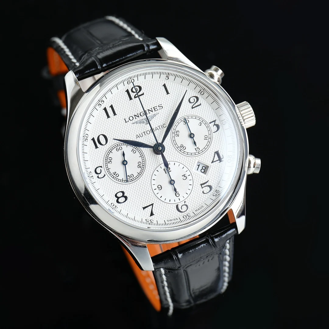 Longines Steel 42mm — photographed off the sweep