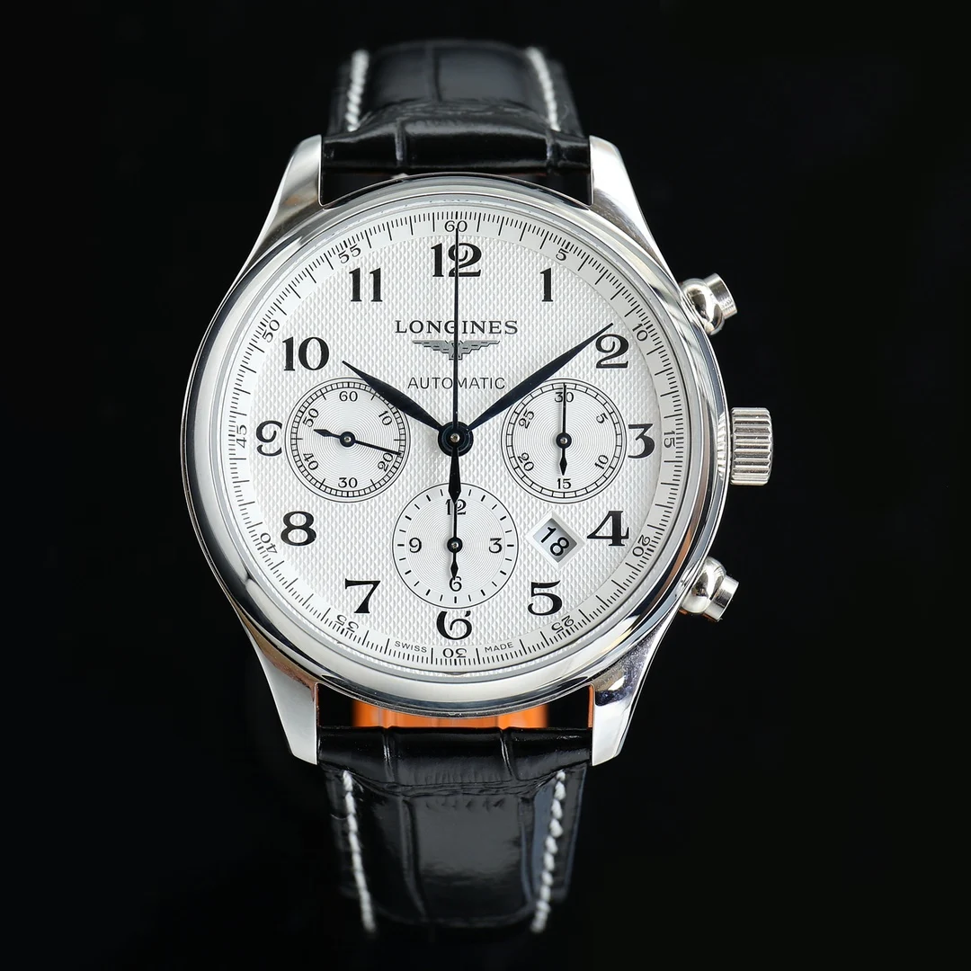 Longines Steel 42mm — photographed off the sweep