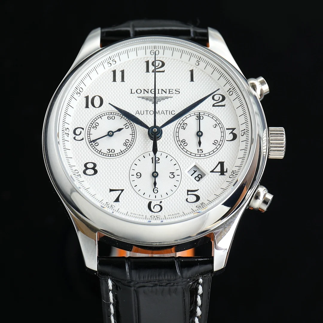 Longines Steel 42mm — photographed off the sweep