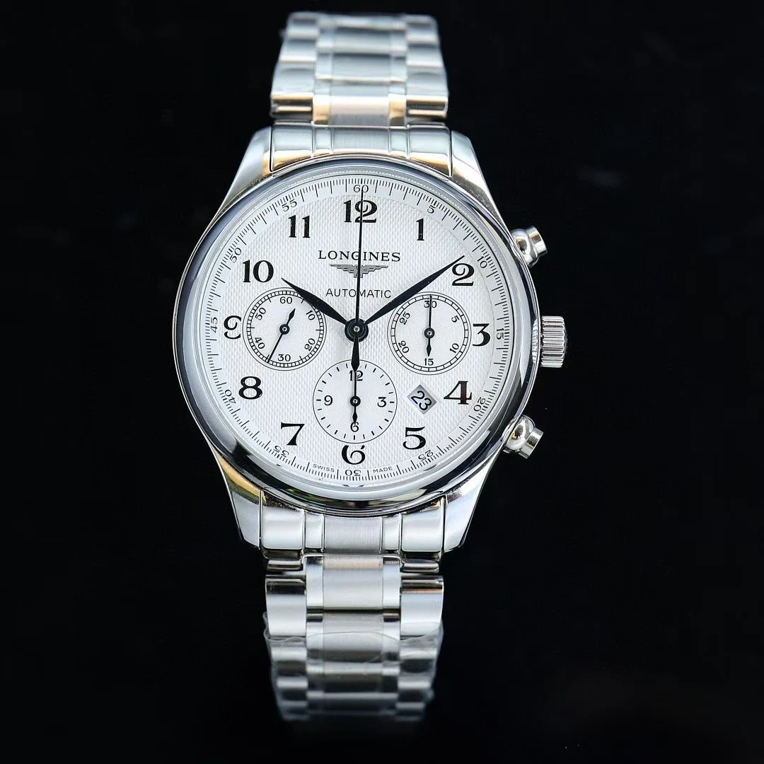 Longines Steel 42mm — photographed off the sweep