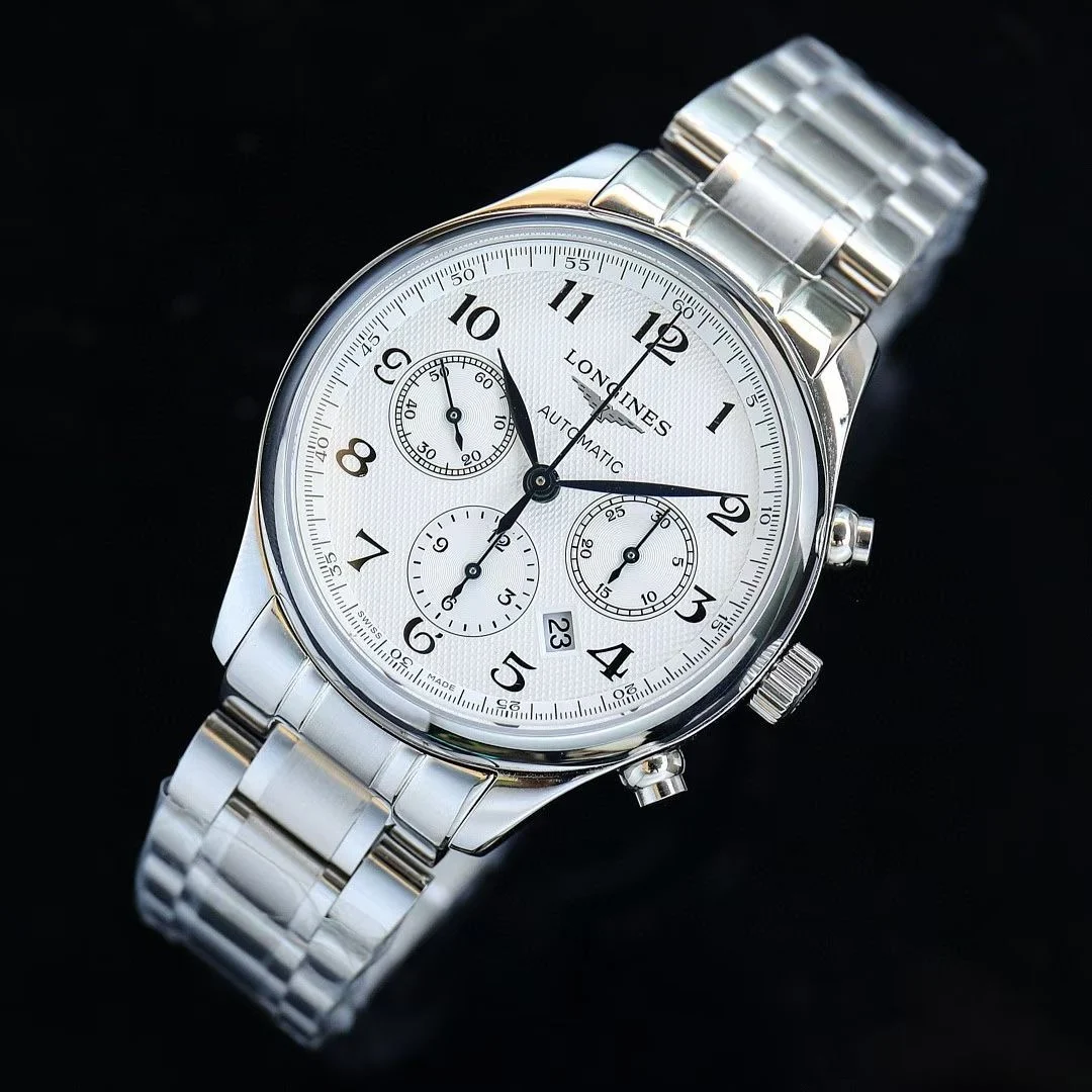 Longines Steel 42mm — photographed off the sweep