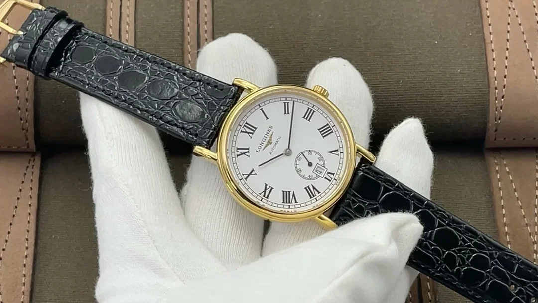 Longines Steel Black Dial