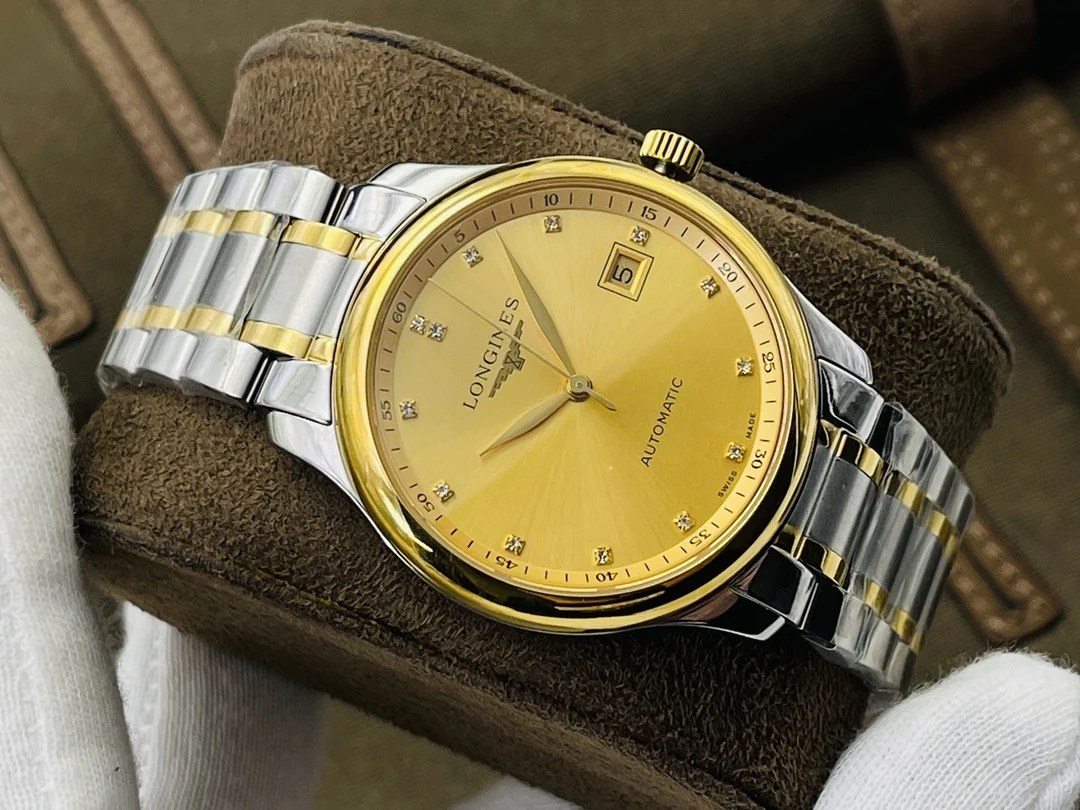 Longines Steel Blue Dial 38.5mm — photographed off the sweep