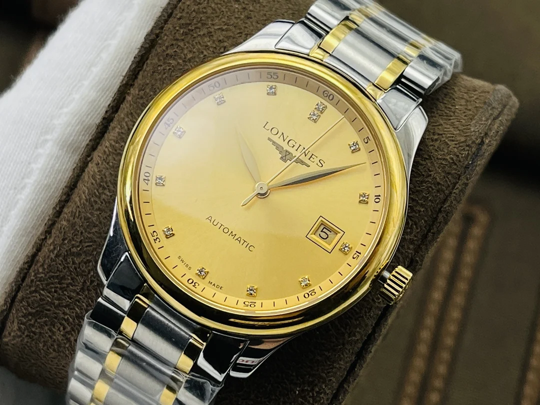 Longines Steel Blue Dial 38.5mm — photographed off the sweep