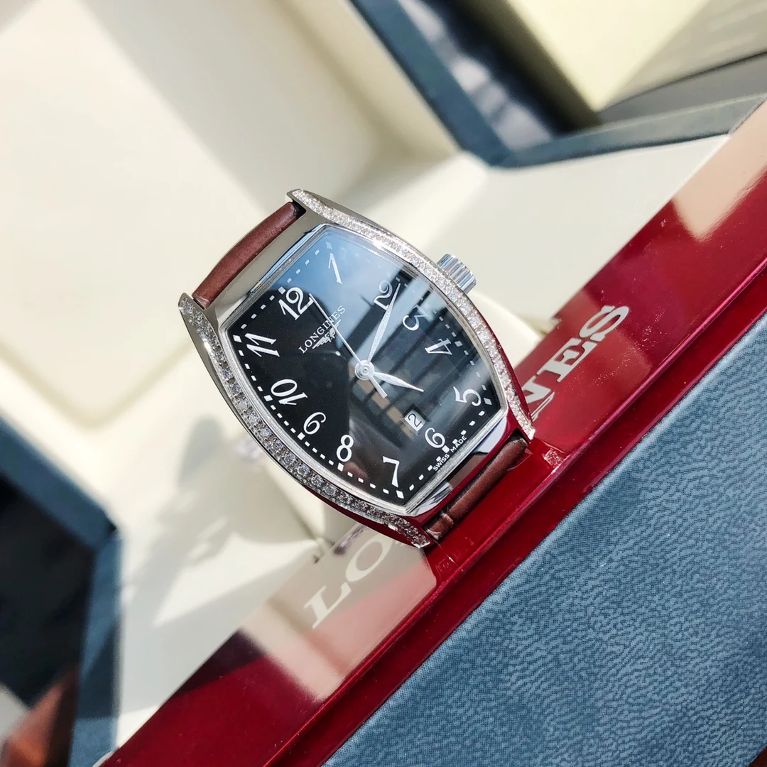 Longines Steel Brown Dial — photographed off the sweep