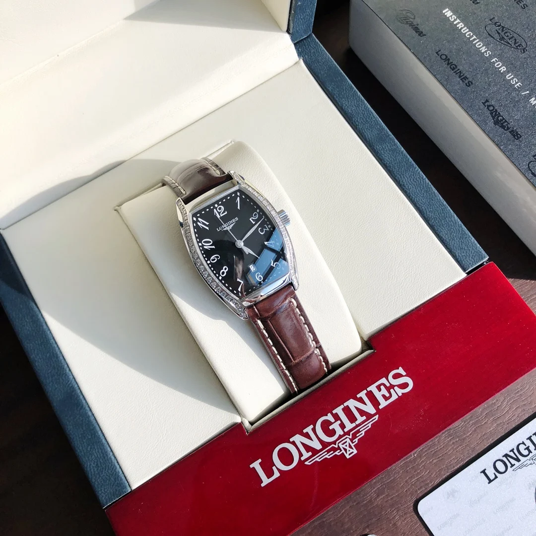 Longines Steel Brown Dial — photographed off the sweep
