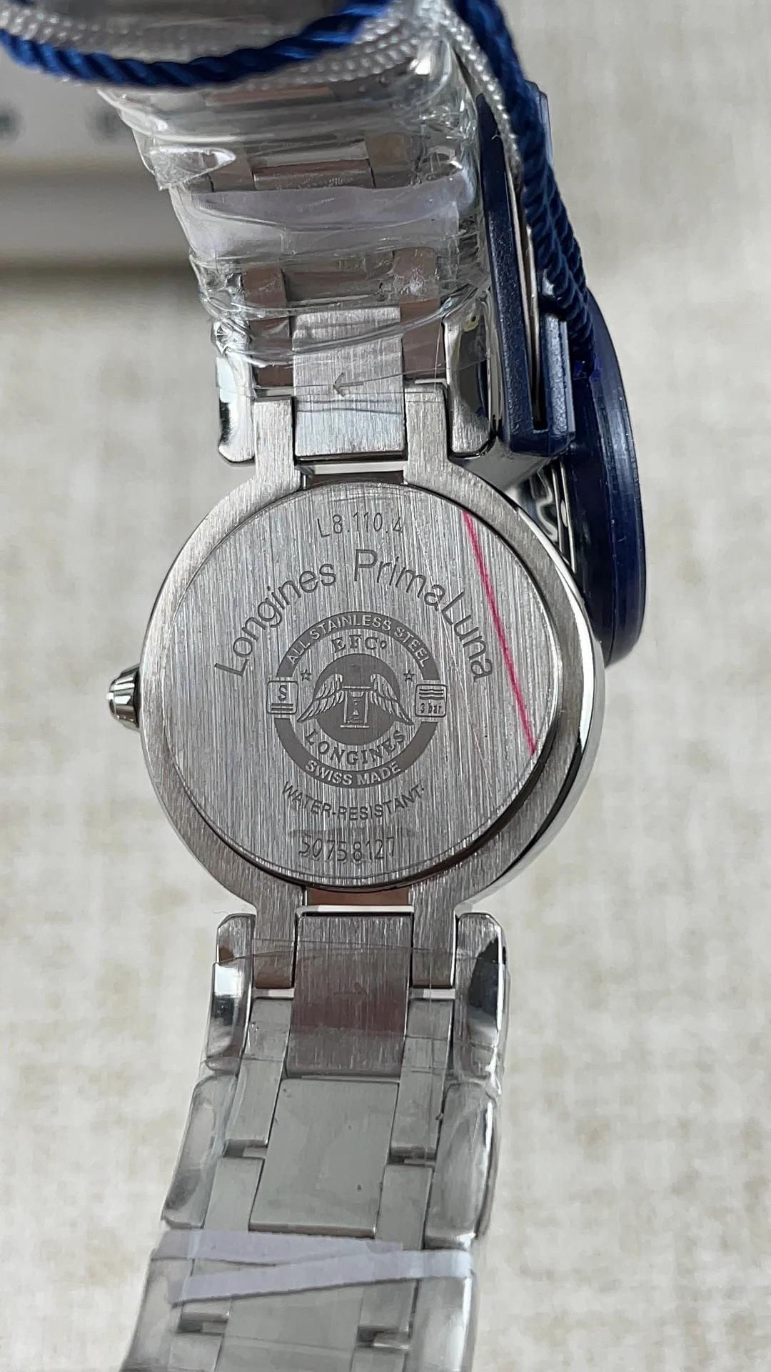Longines, Swiss Quartz L.250.2 movement — photographed off the sweep