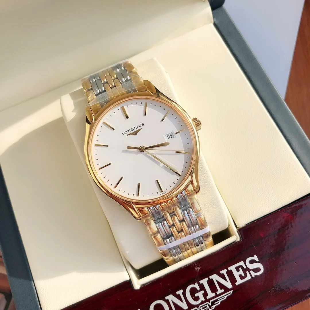 Longines Two-Tone — photographed off the sweep