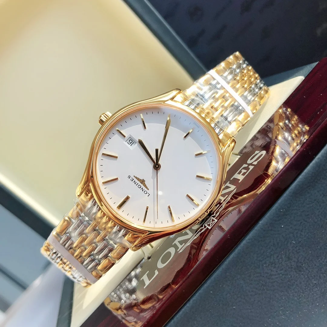 Longines Two-Tone — photographed off the sweep