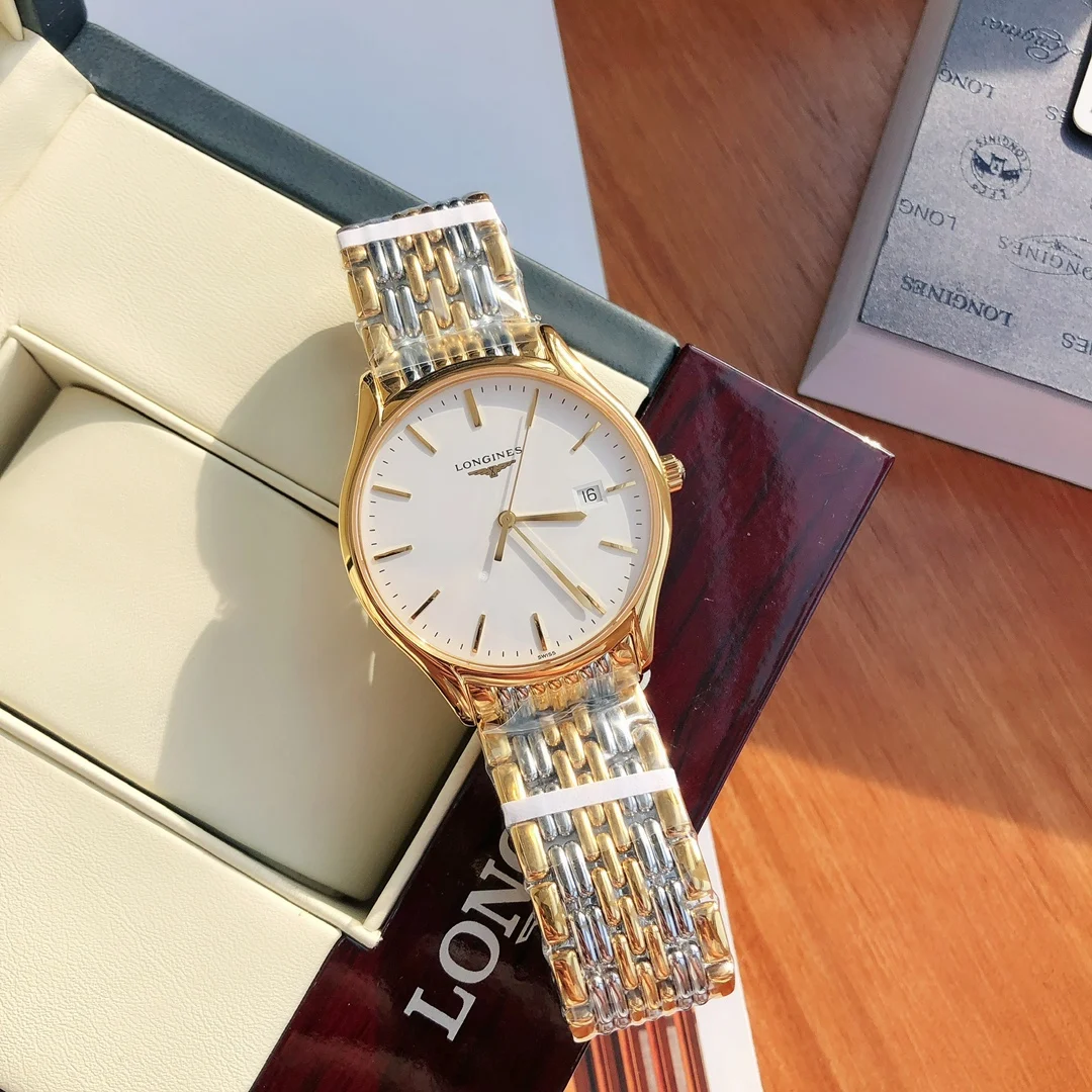 Longines Two-Tone — photographed off the sweep