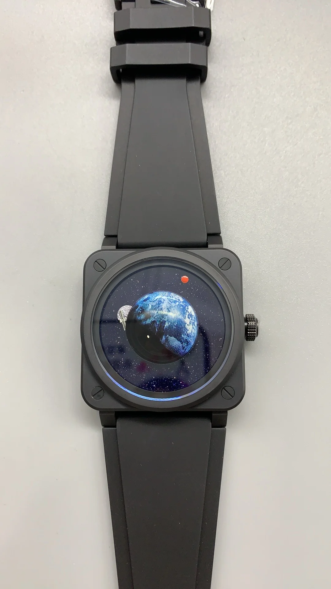 M+f, Bellass, all black, planetary space — photographed off the sweep