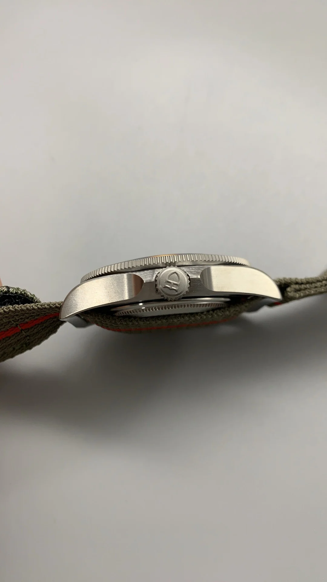 M+f, Tito, titanium, fabric tape — photographed off the sweep