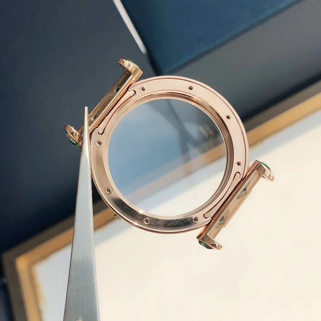 Mechanical dial, 36mm! Genuine 18K gold plating — photographed off the sweep