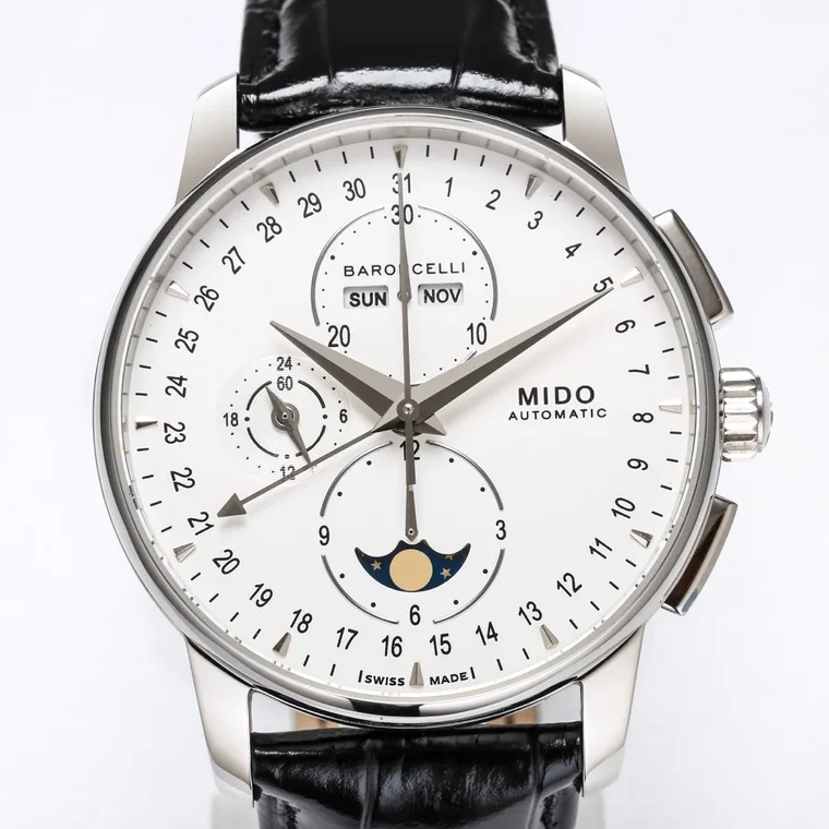 Mido Baroncelli Moon Phase 42mm
