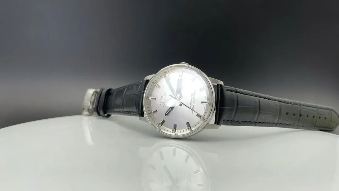 Mido Blue Dial — photographed off the sweep