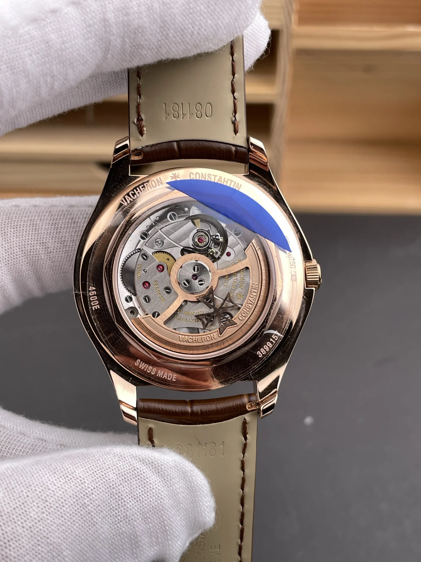 MKS 4600E Rose Gold / 40mm / 1326 Movement — photographed off the sweep