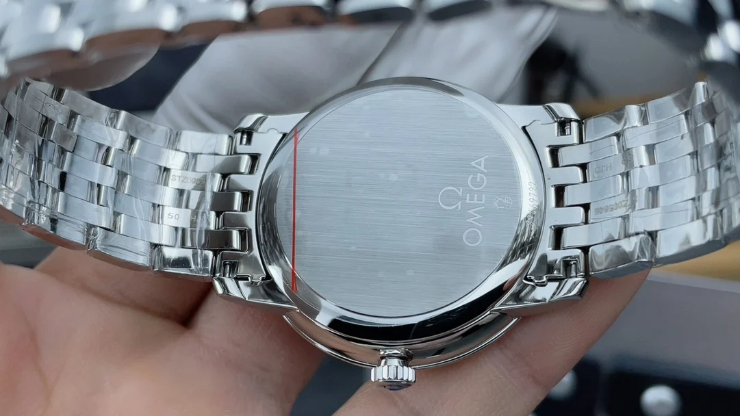 MKS Classic White Butterfly 39.5mm Men's Watch — photographed off the sweep