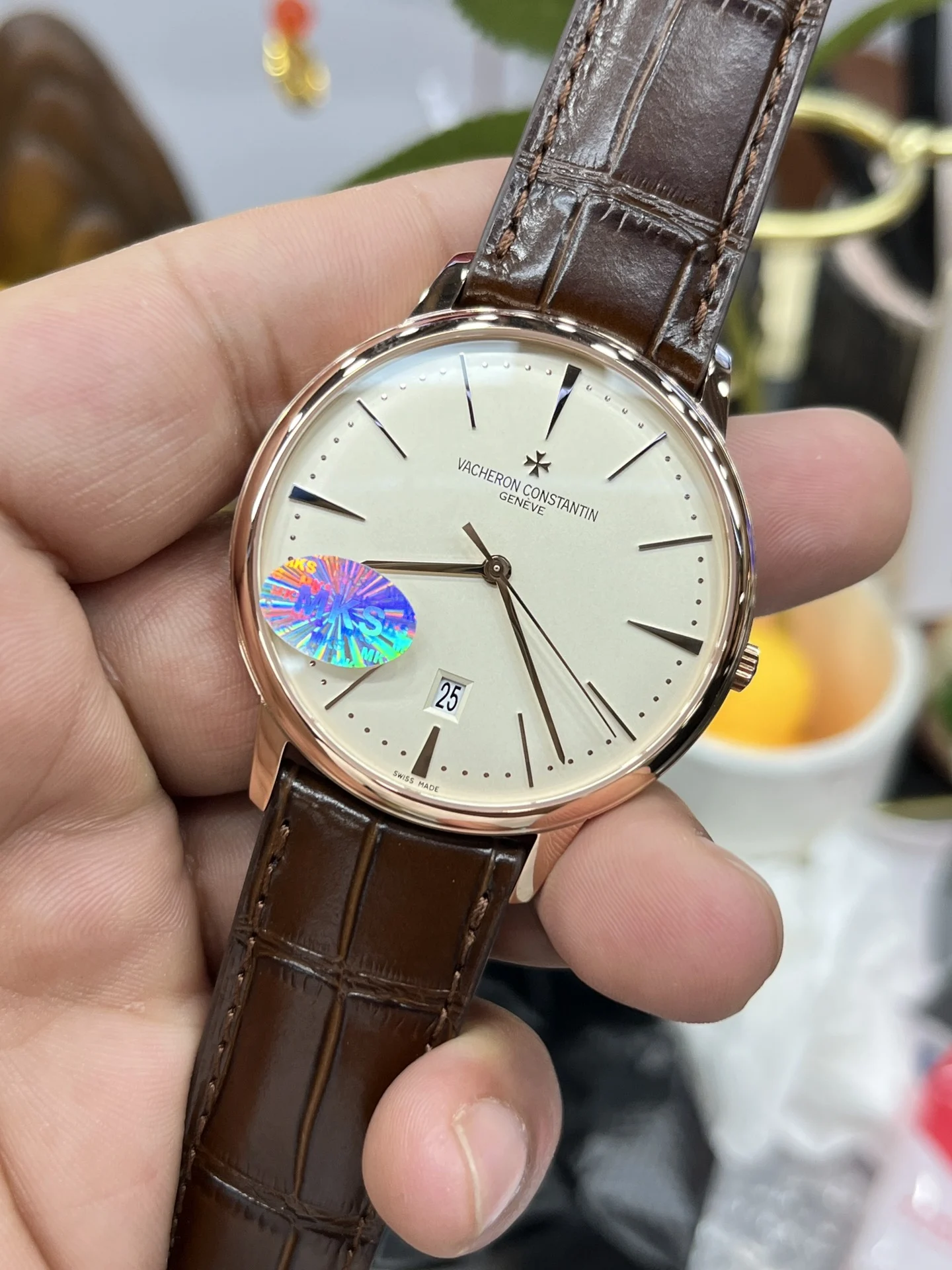 MKS Heritage 81180 Ultra-thin Collection / 40mm size / Citizen — photographed off the sweep