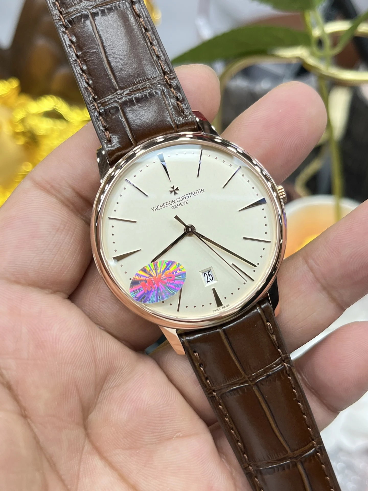 MKS Heritage 81180 Ultra-thin Collection / 40mm size / Citizen — photographed off the sweep