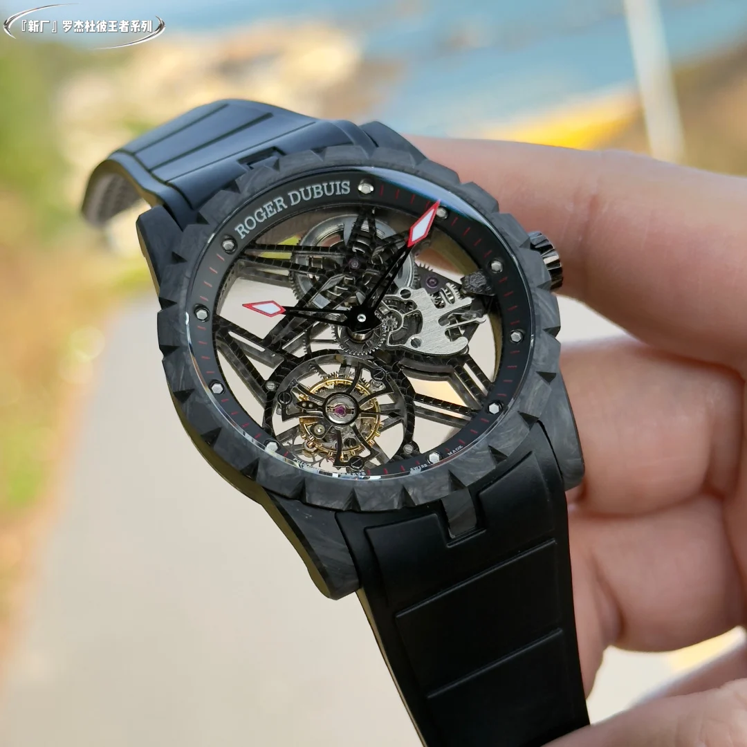 "New Factory (formerly BBR Factory)" Roger Dubuis Carbon Fiber V4 — photographed off the sweep