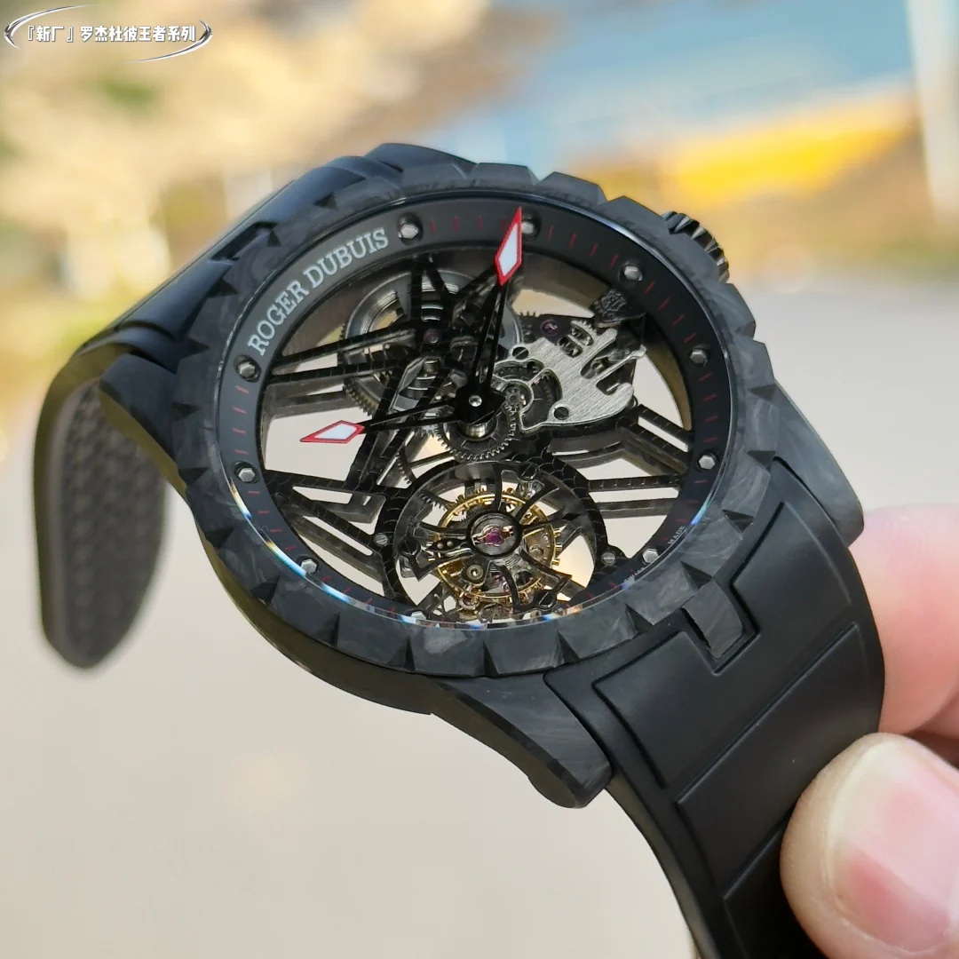 "New Factory (formerly BBR Factory)" Roger Dubuis Carbon Fiber V4 — photographed off the sweep