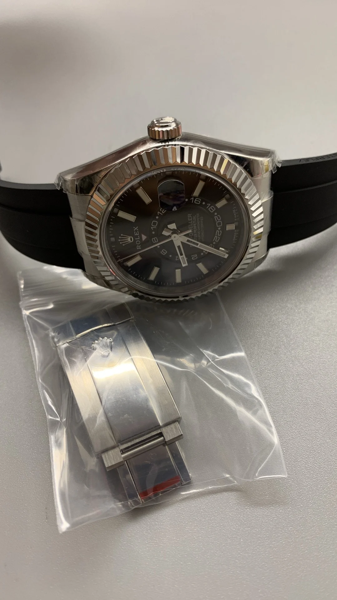 Noob, Skywalker, Black Rubber Strap Model