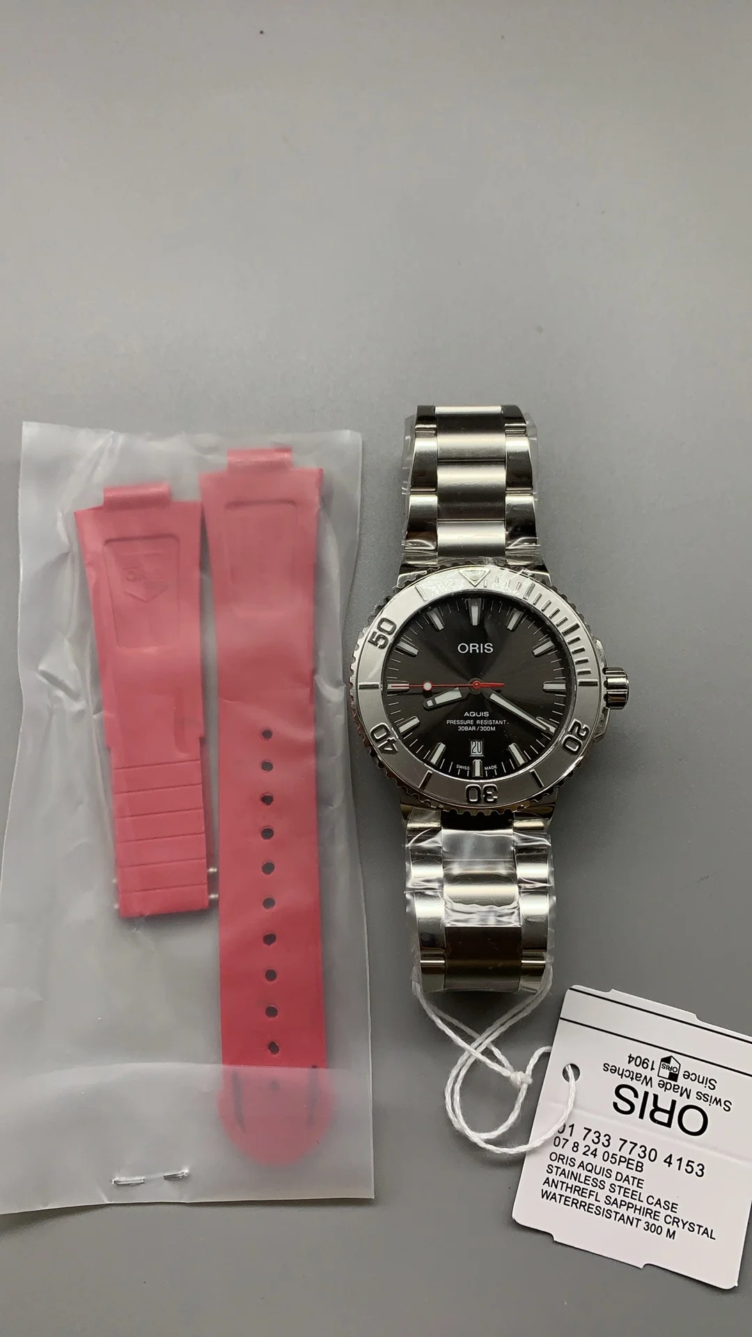 OF, 43mm, Oris Grey, SW200