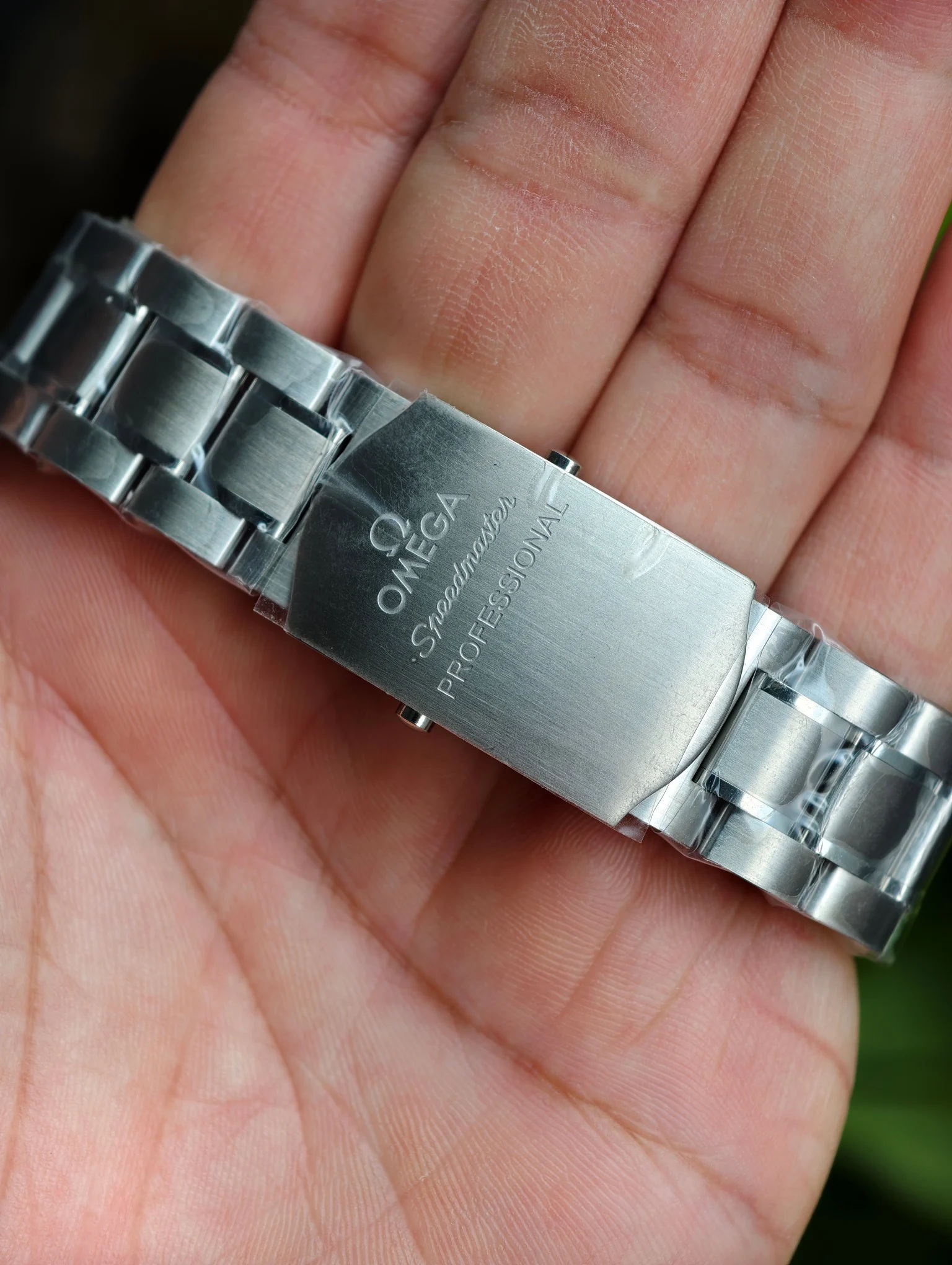 OM Omega Manual Timing Air-King — photographed off the sweep