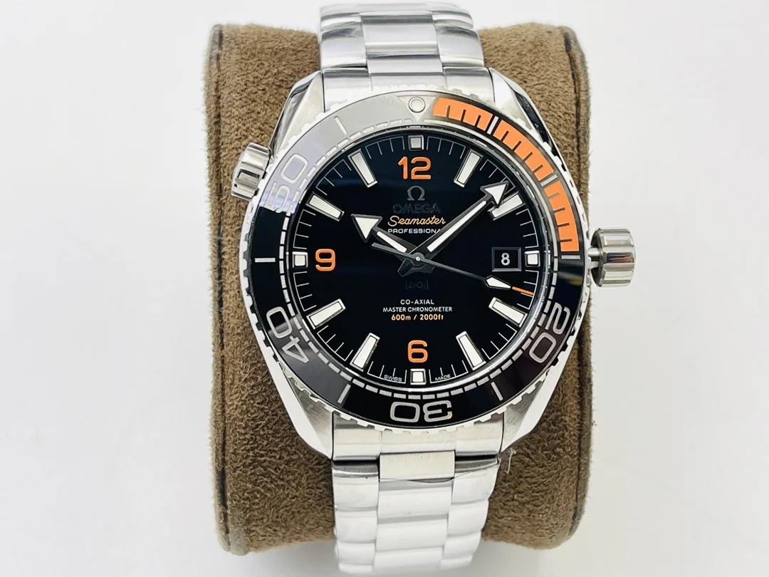 Omega 44mm — photographed off the sweep