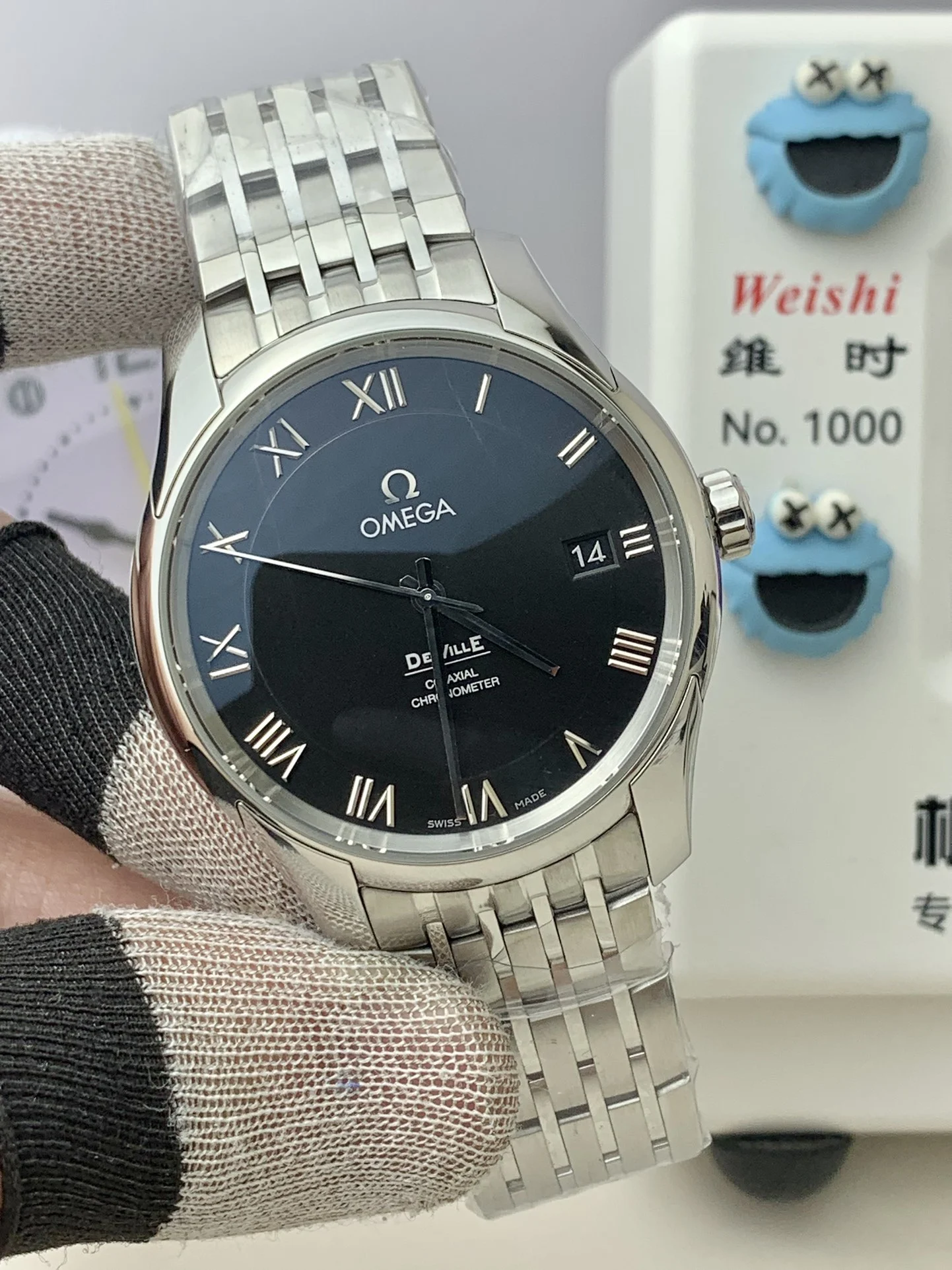 Omega Black Dial — photographed off the sweep