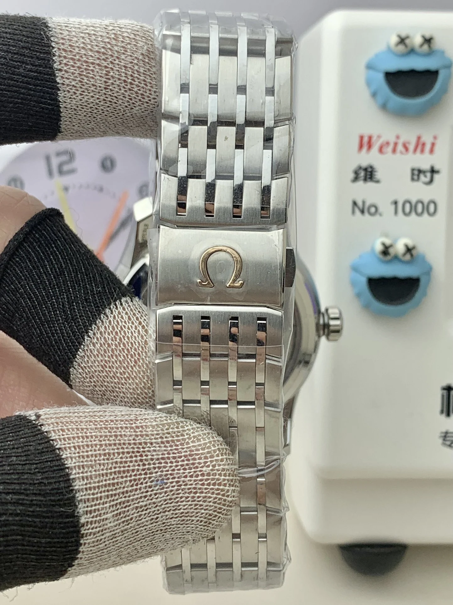 Omega Black Dial — photographed off the sweep
