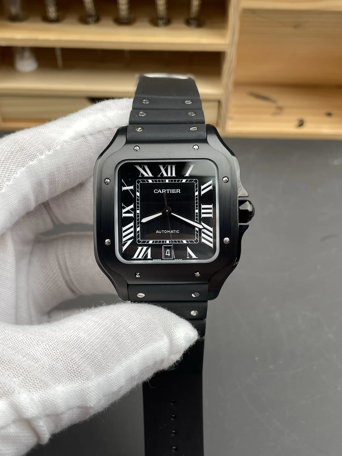 Omega Ceramic Black Dial 39.8mm — photographed off the sweep