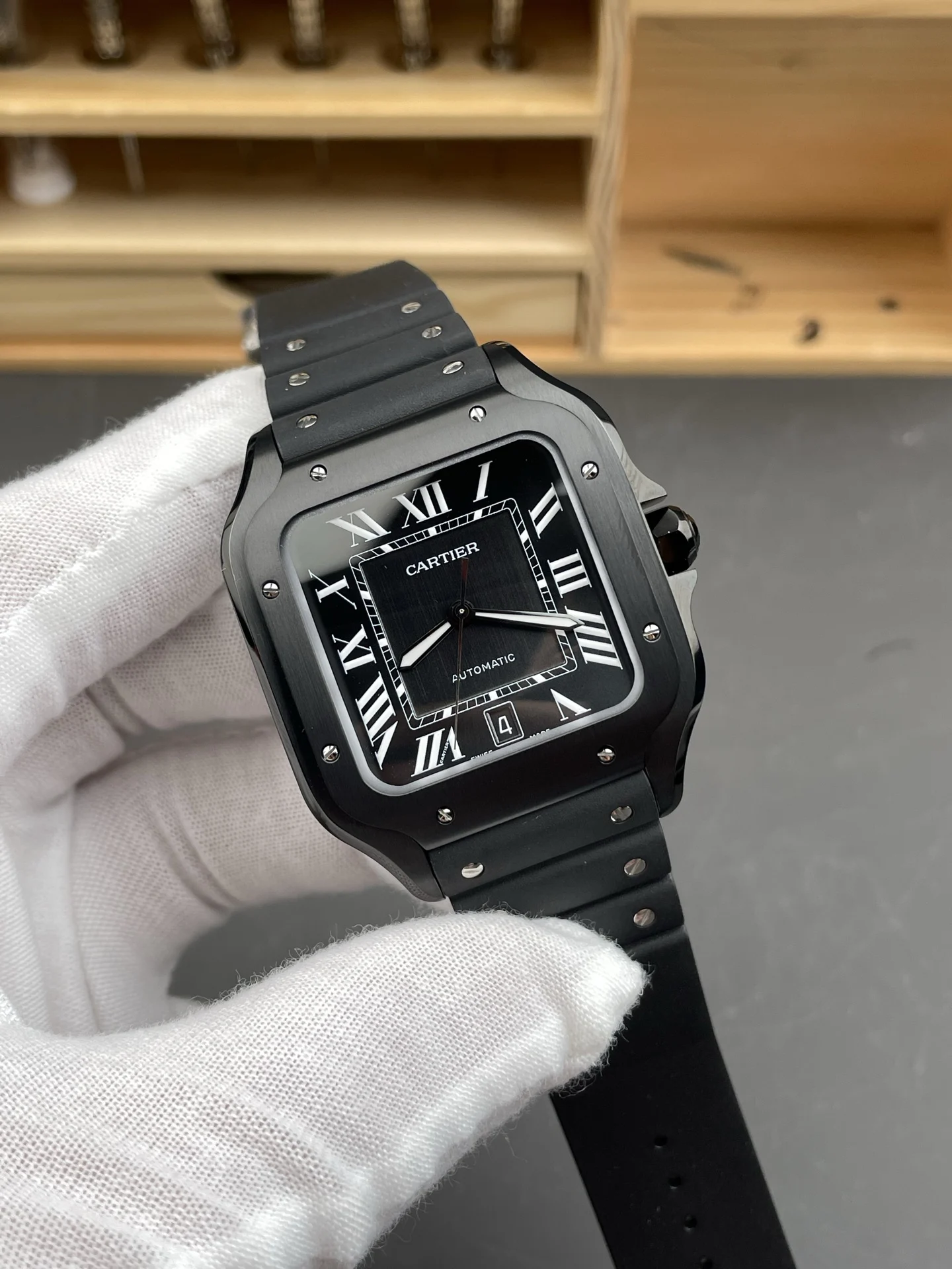 Omega Ceramic Black Dial 39.8mm — photographed off the sweep