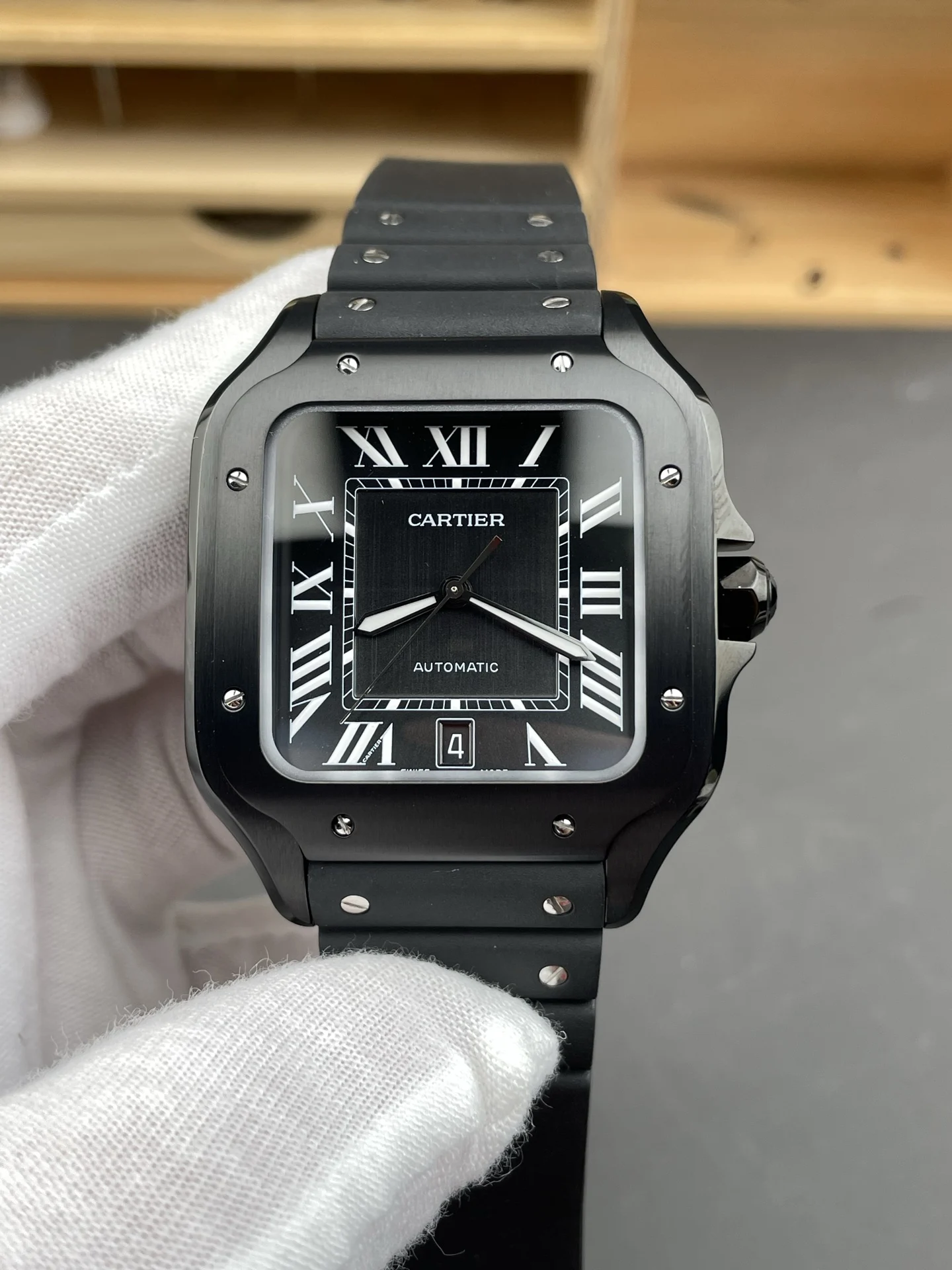 Omega Ceramic Black Dial 39.8mm — photographed off the sweep