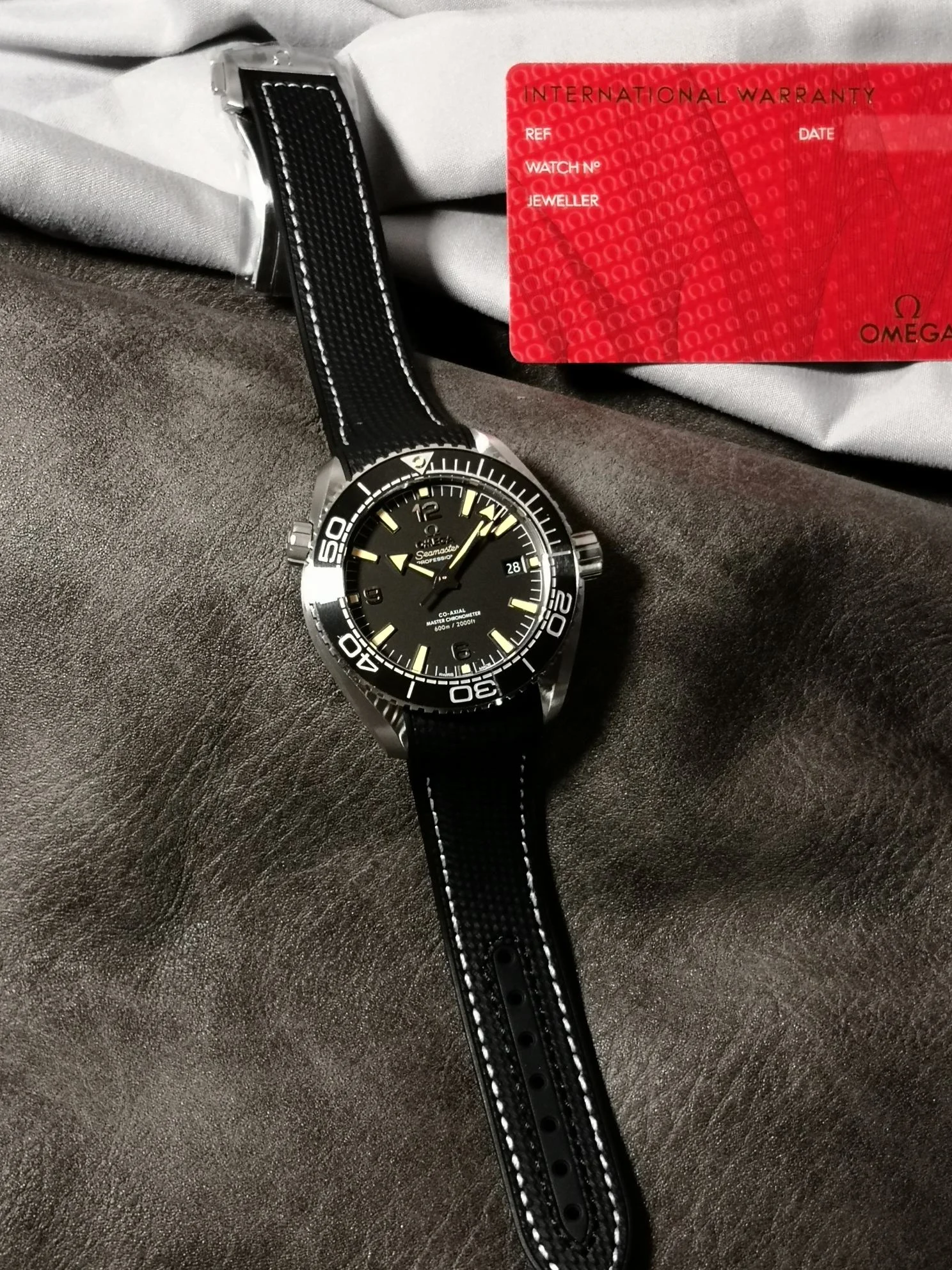 Omega Ceramic Black Dial 43.5mm