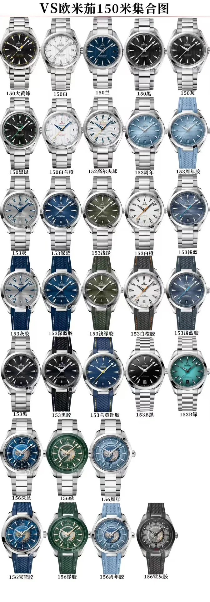 Omega Collection Family Portrait — photographed off the sweep